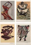 Prison Fantasies: Portfolios I and II by David Alfaro Siqueiros, 1973, Two complete sets of six lithographs in colors, on Arches paper, with full margins, with justification and title pages, , sold Apr 2021