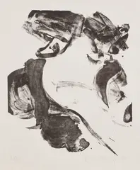 With Love (G. 28) by Willem de Kooning, 1971, Lithograph, on Jeff Goodman paper, with full margins, sold Apr 2021