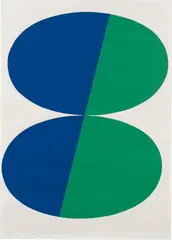 Volair Constellation Series: one plate by Leon Polk Smith, 1975, Screenprint in colors, on wove paper, with full margins, sold Apr 2021