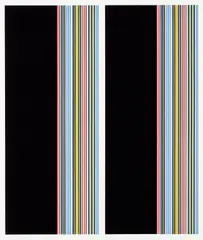 Gene Davis, Smithsonian Resident Associate Program 20th Anniversary, 1985, Screenprint in colors, on Bainbridge two-ply rag paper, with full margins
