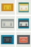 Variants I; II; III; IV; VII and X, from Ten Variants (D. 173.1-.4; 173.7; 173.10) by Josef Albers, 1966, Six screenprints in colors, on Rives BFK paper, with full margins, sold Apr 2021