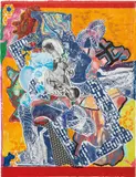 Frank Stella, Ain Ghazal Variation, from Near East (A. & K. 259), 1999, Monumental relief, woodcut and lithograph with hand-coloring, on TGL handmade, hand-colored paper, the full sheet