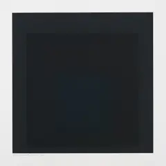 Gray Instrumentation I e (D. 225.5) by Josef Albers, 1974, Screenprint in colors, on Arches 88 mould-made paper, with full margins, sold Apr 2021