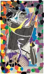 The Battering Ram, from Moby Dick Deckle Edges (A. & K. 214) by Frank Stella, 1993, Monumental lithograph, etching, aquatint, relief, engraving, screenprint, and collagraph in colors, on TGL handmade pape, sold Apr 2021