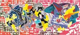 Frank Stella, Libertinia, from Imaginary Places (A. & K. 229), 1995, Relief, screenprint, etching, aquatint, lithograph and engraving in colors, on TGL handmade paper, the full sheet