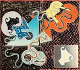 Frank Stella, Shards Variant IVa, from Shards Series (A. & K. 151), 1982, Lithograph and screenprint in colors, on Arches Cover paper, the full sheet