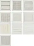 Agnes Martin, Agnes Martin Painting and Drawings 1974-1990, 1991, The complete set of 10 lithographs in colors, on firm transparency paper, with full margins, with text, the sheets loose (as issued) all contained in the original grey card portfolio with printed uppers