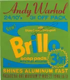 Exhibition poster for Andy Warhol: Pasadena Art Museum - Brillo by Andy Warhol, 1970, Screenprint in colors, on wove paper, the full sheet, sold Apr 2021
