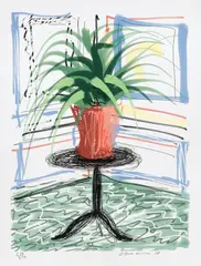 A Bigger Book, Art Edition C by David Hockney, 2010/2016, iPad drawing in colours, printed on archival paper, with full margins, with the illustrated 680-page chronology book, nu, sold Apr 2021