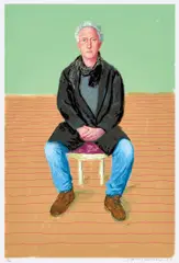 Maurice Payne by David Hockney, 2008, Computer drawing in colors, printed on wove paper, with full margins, sold Apr 2021
