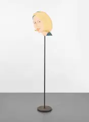 Jessica (S. 352) by Alex Katz, 2002, Screenprint in colors, on aluminum (printed both sides), with metal stand, sold Apr 2021