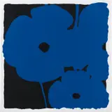 Donald Sultan, Poppies, June 6th, 2011 (Blue)
