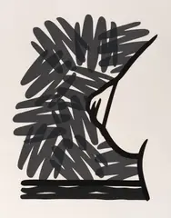 Seascape Tit with Scribble by Tom Wesselmann, 1991, Screenprint, on Arches 88 paper, with full margins, sold Apr 2021
