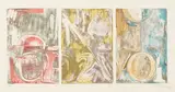 Jasper Johns, Voice 2 (U.L.A.E. 230), 1982, Lithograph in colors, on Auvergne paper, with full margins