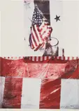 Robert Rauschenberg, Edward Kennedy Campaign, 1994, Offset lithograph in colors, on wove paper, the full sheet
