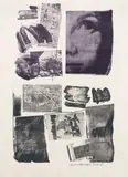 Robert Rauschenberg, Pledge (U.L.A.E. 35, F. 64), 1968, Lithograph in colors, on J. Whatman paper, with full margins