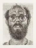 Chuck Close, Self Portrait, 1988, Etching, on Hahnemühle paper, with full margins