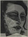 David Noonan, Untitled, 2015, Screenprint, on folded and collaged wove paper (as issued), the full sheet