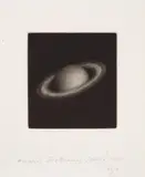 Vija Celmins, Untitled (Saturn) (see R. 23), 1985, Mezzotint, on wove paper, with full margins
