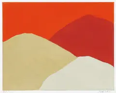 Untitled (#213) by Etel Adnan, 2013, Archival pigment print in colors, on cotton rag fine art paper, with full margins, sold Apr 2021