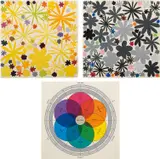Polly Apfelbaum, Yellow; Gray; and Color Wheel, from Color Field Notes