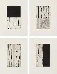Carnegie by Günther Förg, 1989, The complete set of 16 etchings and drypoint, on Lana Gravure paper, with full margins, bound (as issued), all contained, sold Apr 2021