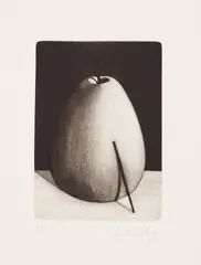 Fruit with Stick by Nicolas Party, 2016, Mezzotint, on wove paper, with full margins, sold Apr 2021
