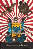 Marcel Dzama, The Revolution will be Female, 2017, Lithograph in colors, on Arches paper, the full sheet