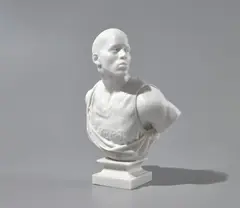 After La Negresse by Kehinde Wiley, 2007, Cast marble dust and resin multiple, sold Apr 2021