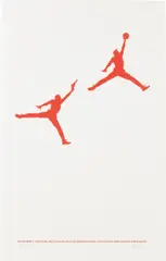 Hank Willis Thomas, Shooting Stars, 2011, Relief print in red, on wove paper, with full margins