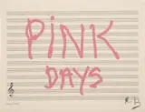 Louise Bourgeois, Pink Days (MoMA 149.1), 2008, Screenprint in black and pink, on smooth wove card stock paper, with full margins