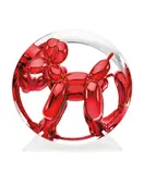 Jeff Koons, Balloon Dog (Red), 1995, glazed porcelain