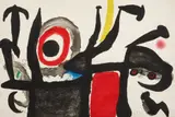 Joan Miró, Manoletina (D. 509), 1969, Aquatint in colors with carborundum, on Mandeure rag paper, the full sheet