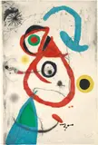 Joan Miró, Série Barcelona (Barcelona Series): Barcelona 9 (D. 600, see C. bks 173), 1973, Etching, engraving, and aquatint in colors with carborundum, on Guarro paper, the full sheet