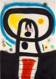 Joan Miró, Équinoxe (Equinox) (D. 428), 1967, Etching and aquatint in colors with carborundum, on Mandeure rag paper, the full sheet