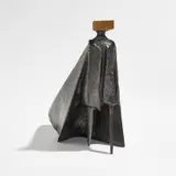 R.A. Lynn Chadwick, Walking Cloaked Figures VI (Male) (F. & C. 793S), 1980, Bronze with patina