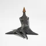 R.A. Lynn Chadwick, Sitting Girl (F. & C. 802S), 1980, Bronze with patina