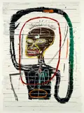 Flexible by Jean-Michel Basquiat, 1984/2016, Screenprint in colors, on heavy wove paper, with full margins, sold Oct 2021