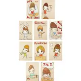 Yoshitomo Nara, Untitled (M. & S. E-2010-003 - E-2010-012)
