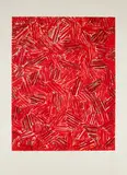 Jasper Johns, Cicada, from Eight Lithographs to Benefit the Foundation for Contemporary Performance Arts, Inc. (G. 956, ULAE 219), 1981, Lithograph, on Georges Duchene Calcaire paper, with full margins