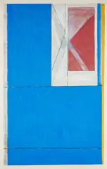 Blue by Richard Diebenkorn, 1984, Woodcut in colors, on Mitsumata paper, with full margins, sold Oct 2021