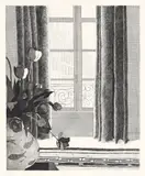 David Hockney, Rue de Seine (S.A.C. 121, M.C.A.T. 111), 1972, Etching and aquatint, on J. Green mould-made paper, with full margins