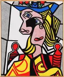 Richard Pettibone, Roy Lichtenstein, Woman with Flowered Hat