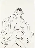 David Hockney, Celia Inquiring (G. 835, M.C.A.T. 223), 1979, Lithograph, on Japanese Toyoshi 80 paper, the full sheet