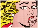 Roy Lichtenstein, Crying Girl (C. II.1), 1963, Offset lithograph in colors, on lightweight wove paper, with full margins