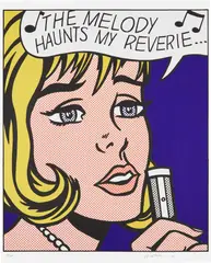 Roy Lichtenstein, Reverie, from 11 Pop Artists, Volume II (C. 38), 1965, Screenprint in colors, on smooth wove paper, with full margins