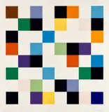 Ellsworth Kelly, Colors on a Grid (T. 294, A. 140), 1976, Screenprint and lithograph in colors, on Arches paper, with full margins