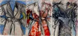 Jim Dine, Anderson Ranch Series XII, 1983, Oil monotype with hand-coloring in oil and pastels, on three sheets of wove paper (as issued), the full sheets