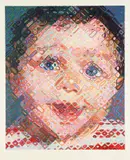 Chuck Close, Emma, 2002, Woodcut in 113 colors, on Shiramine paper, with full margins