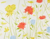 Alex Katz, Wild Flowers, 2017, Screenprint in colors, on Saunders Waterford paper, the full sheet